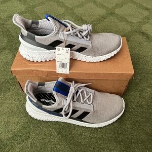 Adidas Kaptir‎ 2.0 Running Shoes Mens 11.5  Gray/Blue Athletic Sneaker NIB